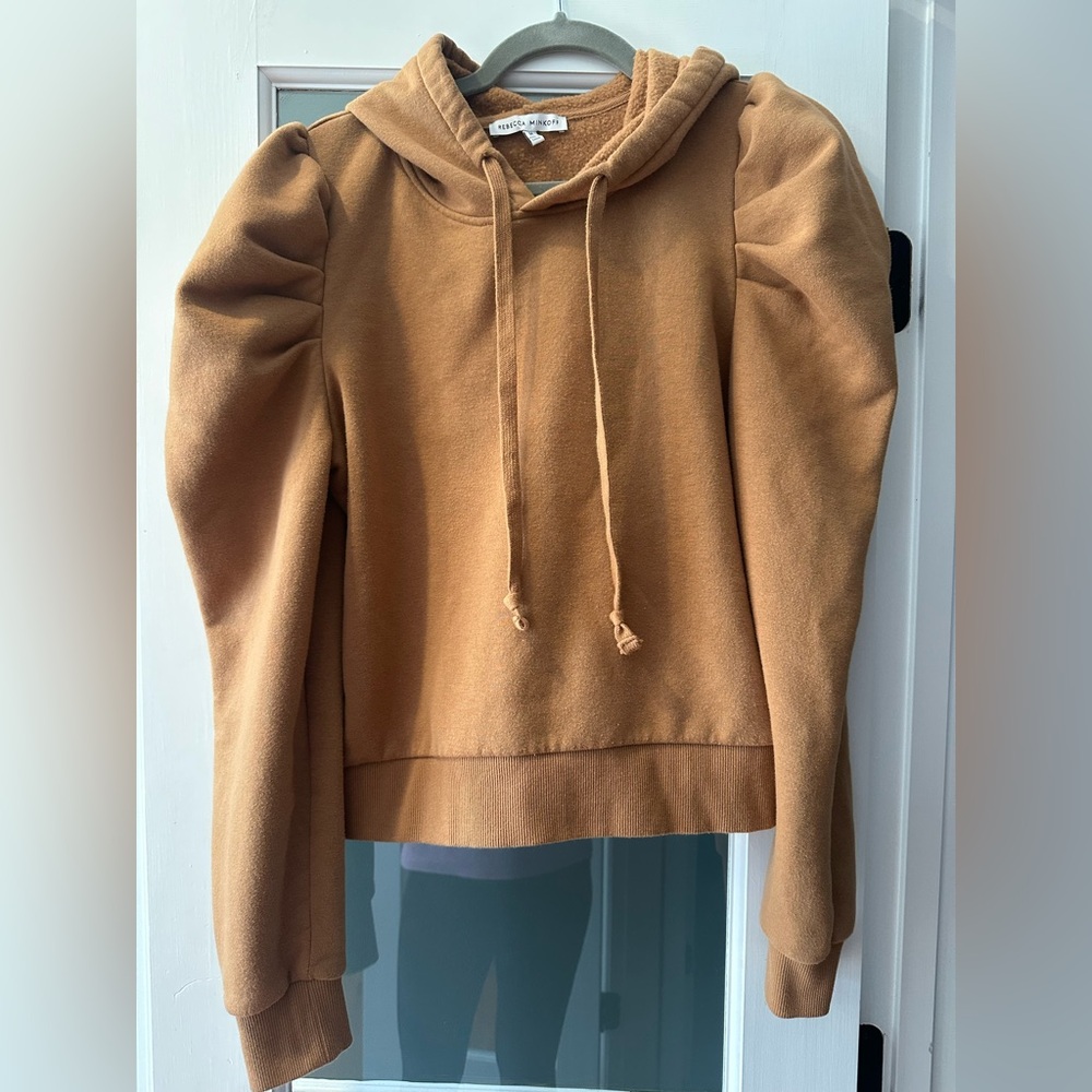 Women's Tan Hoodie by Rebecca Minkoff